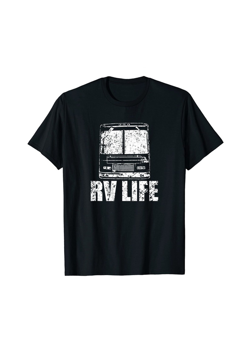 Camper RV Life Retro Class A Motorhome RV T-Shirt