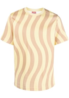 Camper wave-print short-sleeve T-shirt