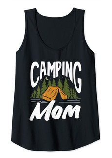 Womens Camping Mom 5th Wheel Camper RV Vacation Mothers Tank Top