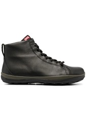 Camper zip-up leather trainers