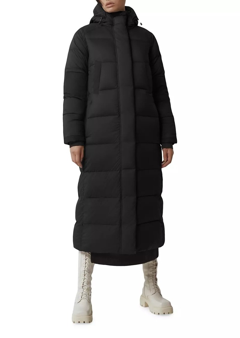 Canada goose alliston outlet longline hooded down parka