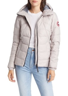 Canada Goose Abbott Packable Hooded 750 Fill Power Down Jacket in Lucent Rose at Nordstrom