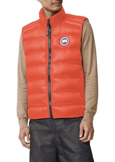 Canada Goose Crofton Water Resistant Packable Quilted 750-Fill-Power Down Vest in Signal Orange/Orange Signe at Nordstrom