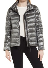 Canada Goose Cypress Holiday Water & Wind Resistant 750 Fill Power Down Jacket in Nrthstr Wht/Slvr Crs Dy at Nordstrom