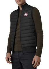 Canada Goose Hybridge Knit Quilted Down Vest in Black at Nordstrom