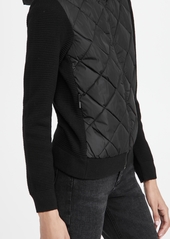 Canada Goose Hybridge Quilted Knit Hoodie