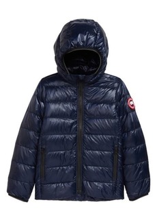 Canada Goose Kids' Crofton Water Resistant Quilted 750 Fill Power Down Jacket in Atlantic Navy at Nordstrom