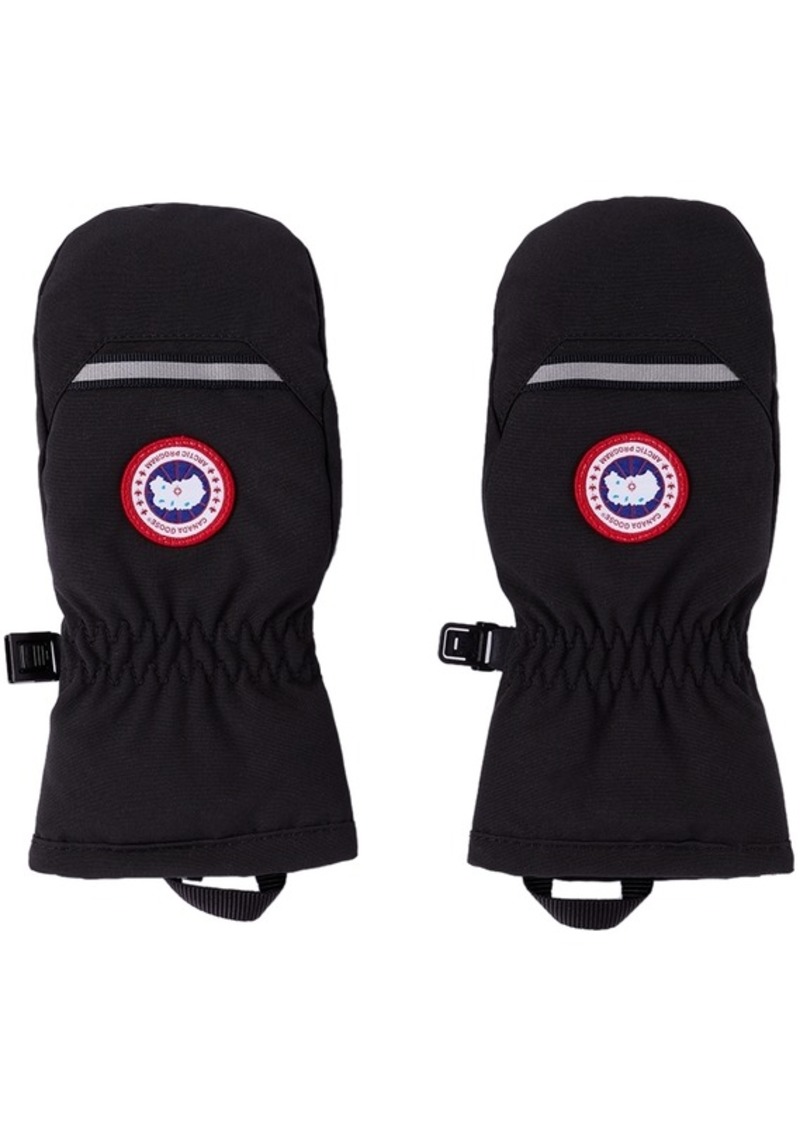 Canada Goose Kids Kids Black Down Arctic Mittens