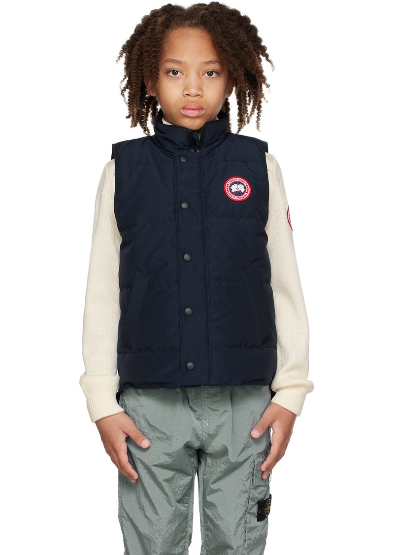 Canada Goose Kids Kids Navy Vanier Down Vest