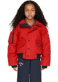 Canada Goose Kids Kids Red Rundle Down Bomber Jacket