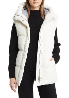 Canada Goose Rayla Belted Hooded Water Repellent & Wind Resistant 750 Fill Power Down Vest in North Star White at Nordstrom