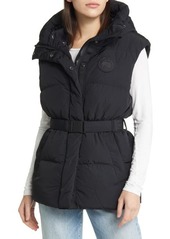Canada Goose Rayla Belted Hooded Water Repellent 750 Fill Power Down Vest