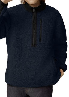 Canada Goose Renfrew Wool Blend Fleece Half Zip Pullover