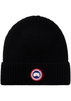 Canada Goose Arctic Disc ribbed-knit beanie