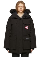 Canada Goose SSENSE Exclusive Black Down Fur-Free Expedition Parka