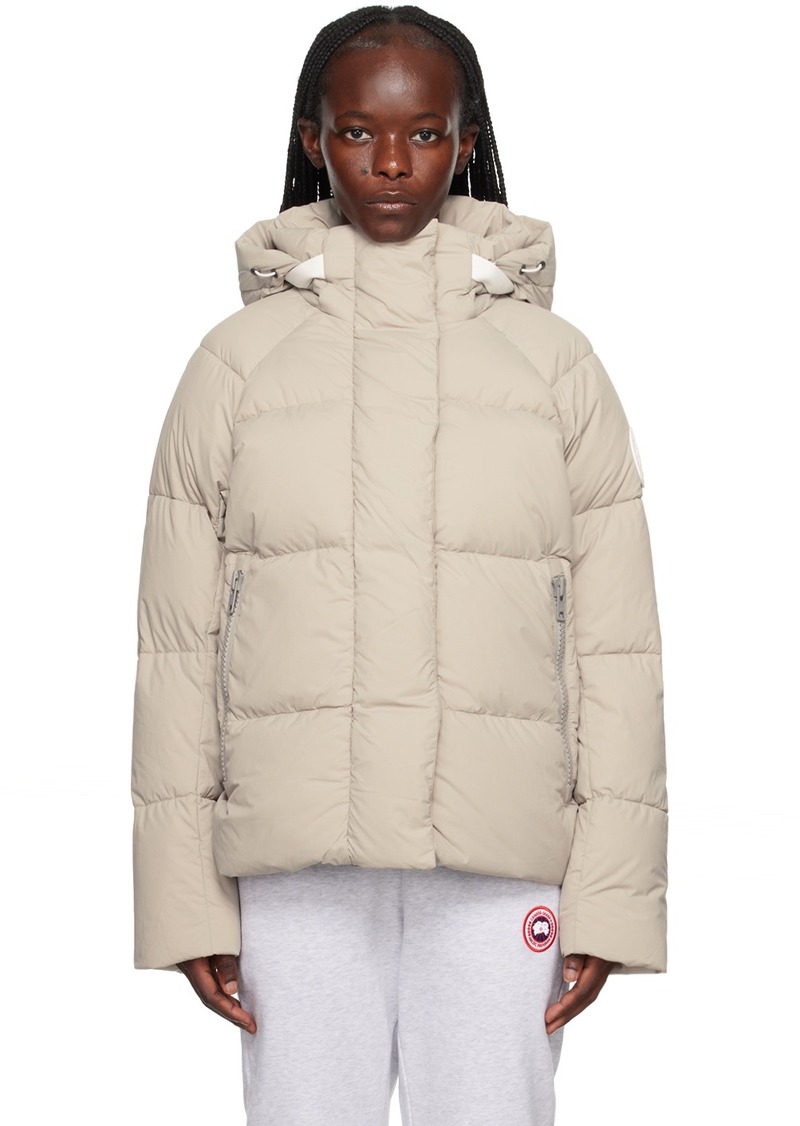 Canada Goose Taupe Junction Down Jacket