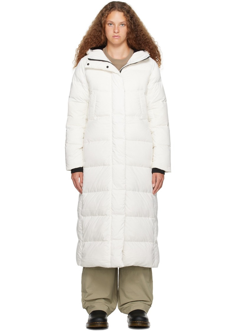 Canada Goose White Alliston Down Jacket