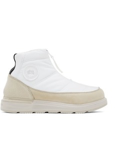 Canada Goose White Cypress Puffer Boots
