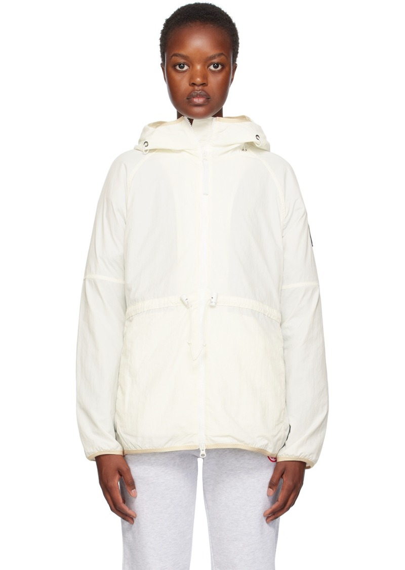 Canada Goose White Lundell Jacket