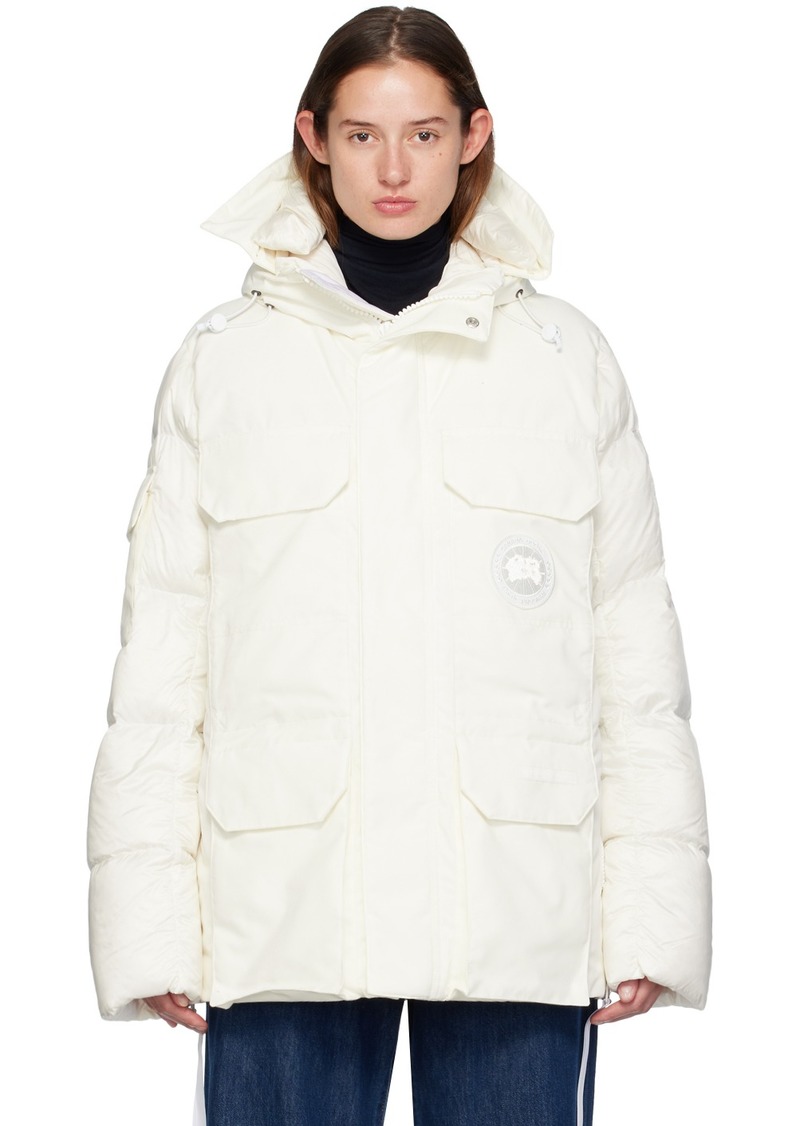 Canada Goose White Paradigm Expedition Down Parka