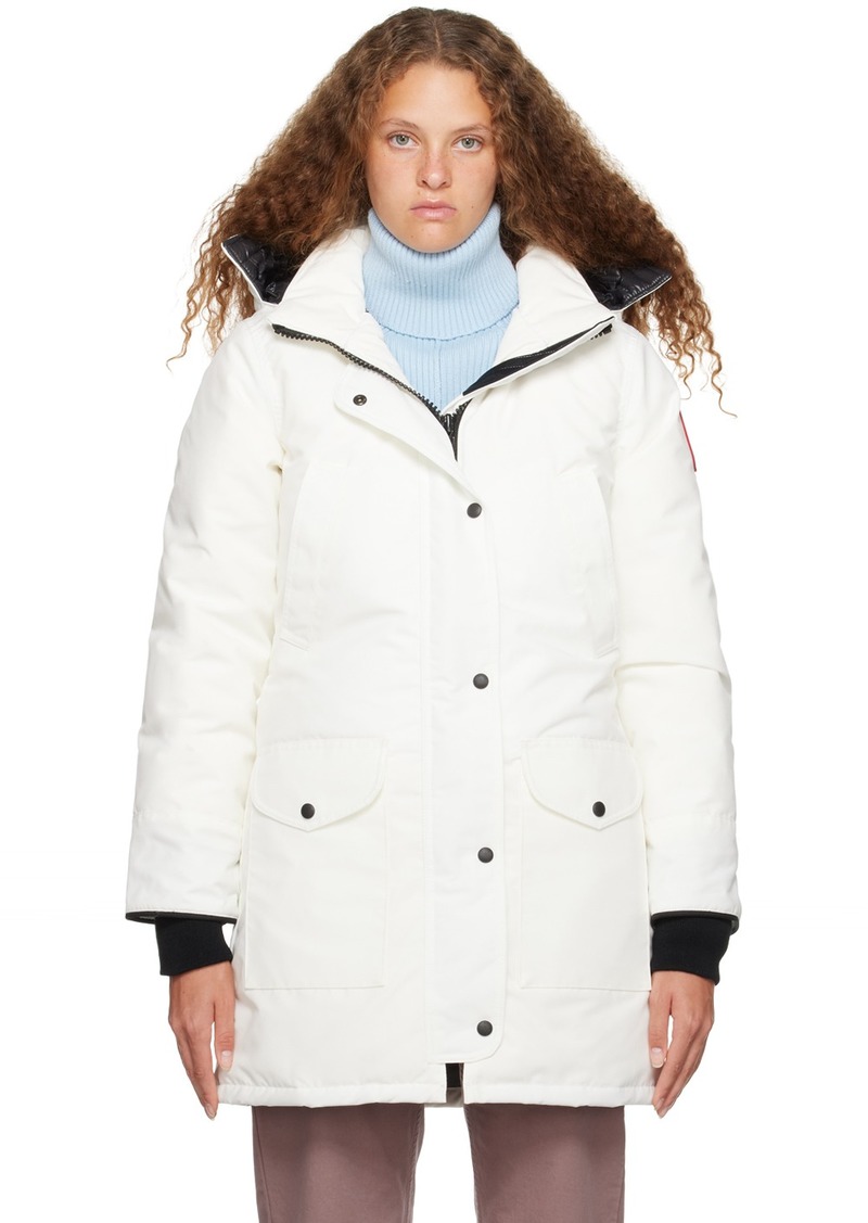 Canada Goose White Trillium Down Jacket