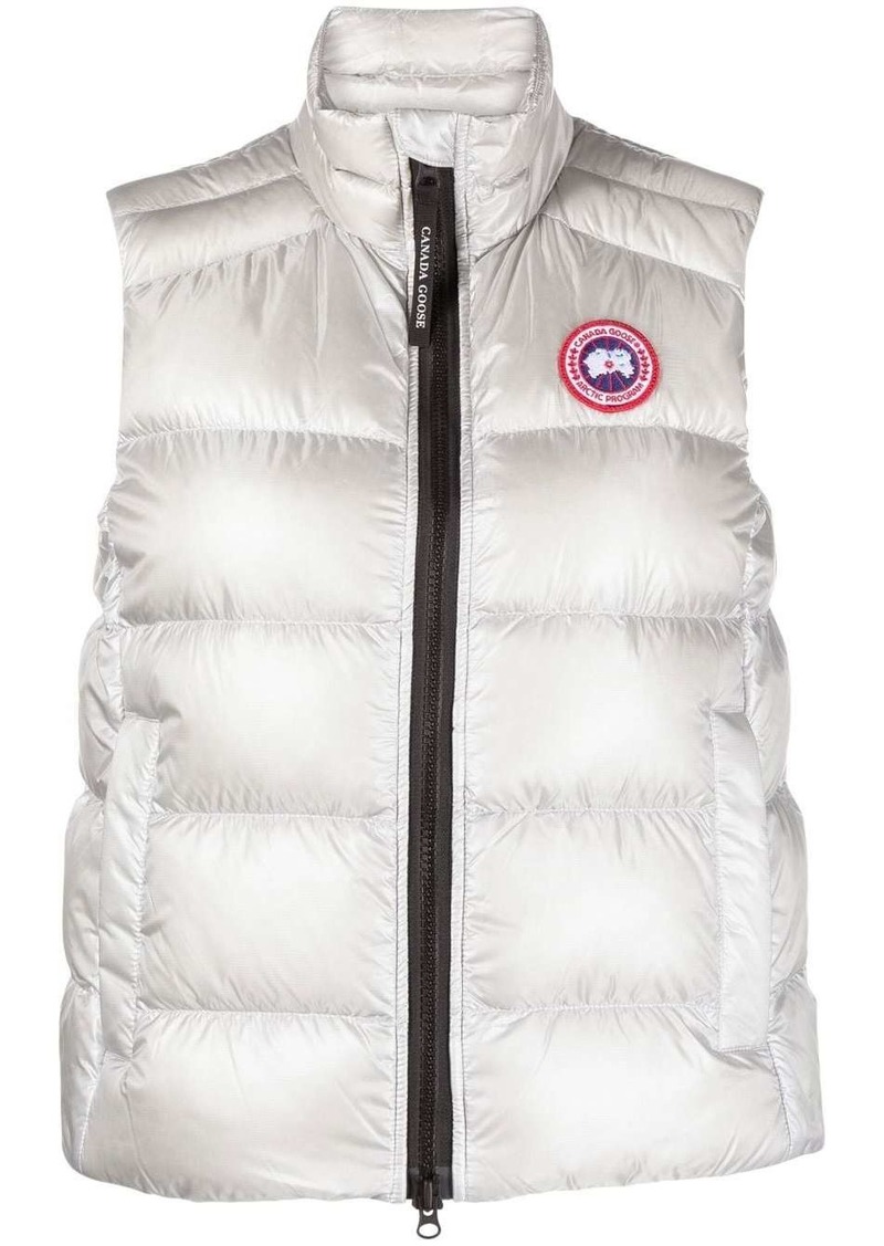 Canada Goose Cypress logo-patch padded gilet