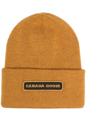 Canada Goose logo patch beanie
