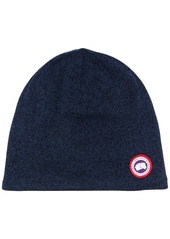 Canada Goose logo patch knitted beanie