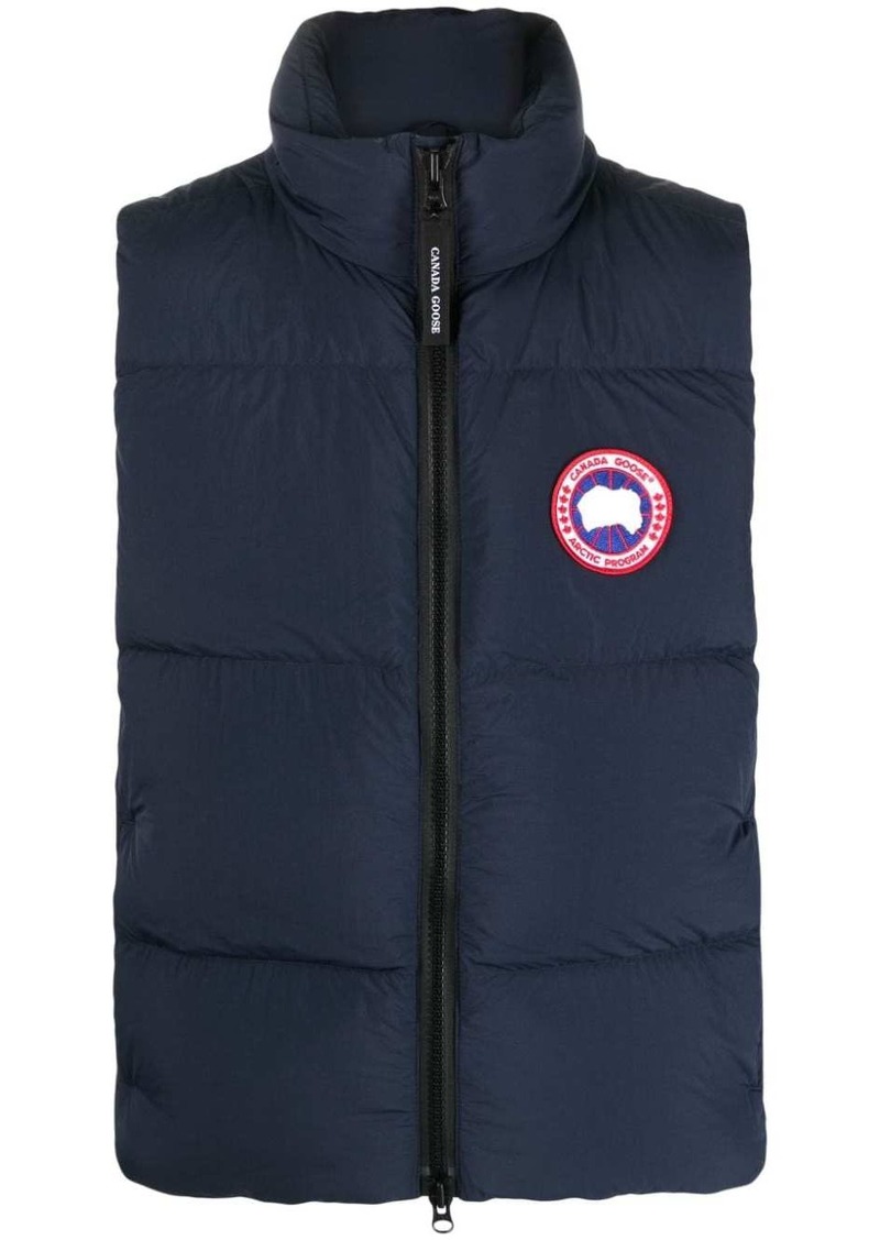 Canada Goose logo-patch padded gilet