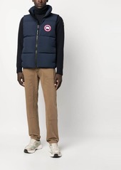 Canada Goose logo-patch padded gilet