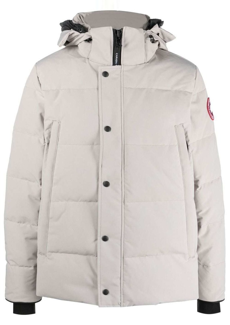 Canada Goose logo-patch padded jacket