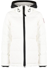 Canada Goose logo-patch zip-fastening coat