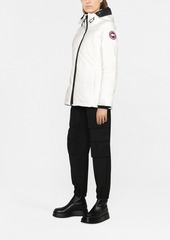 Canada Goose logo-patch zip-fastening coat