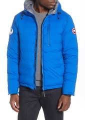 Canada Goose PBI Lodge Slim Fit Packable 750 Fill Power Down Hooded Jacket in Royal Pbi Blue at Nordstrom