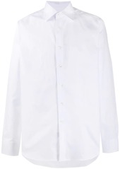 Canali button-up cotton shirt