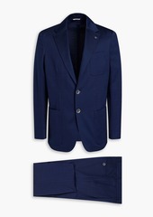 Canali - Cotton-piqué suit - Blue - IT 56