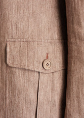 Canali - Mélange linen-blend blazer - Brown - IT 50