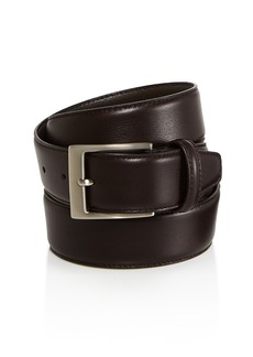 Canali Men's Basic Smooth Leather Belt