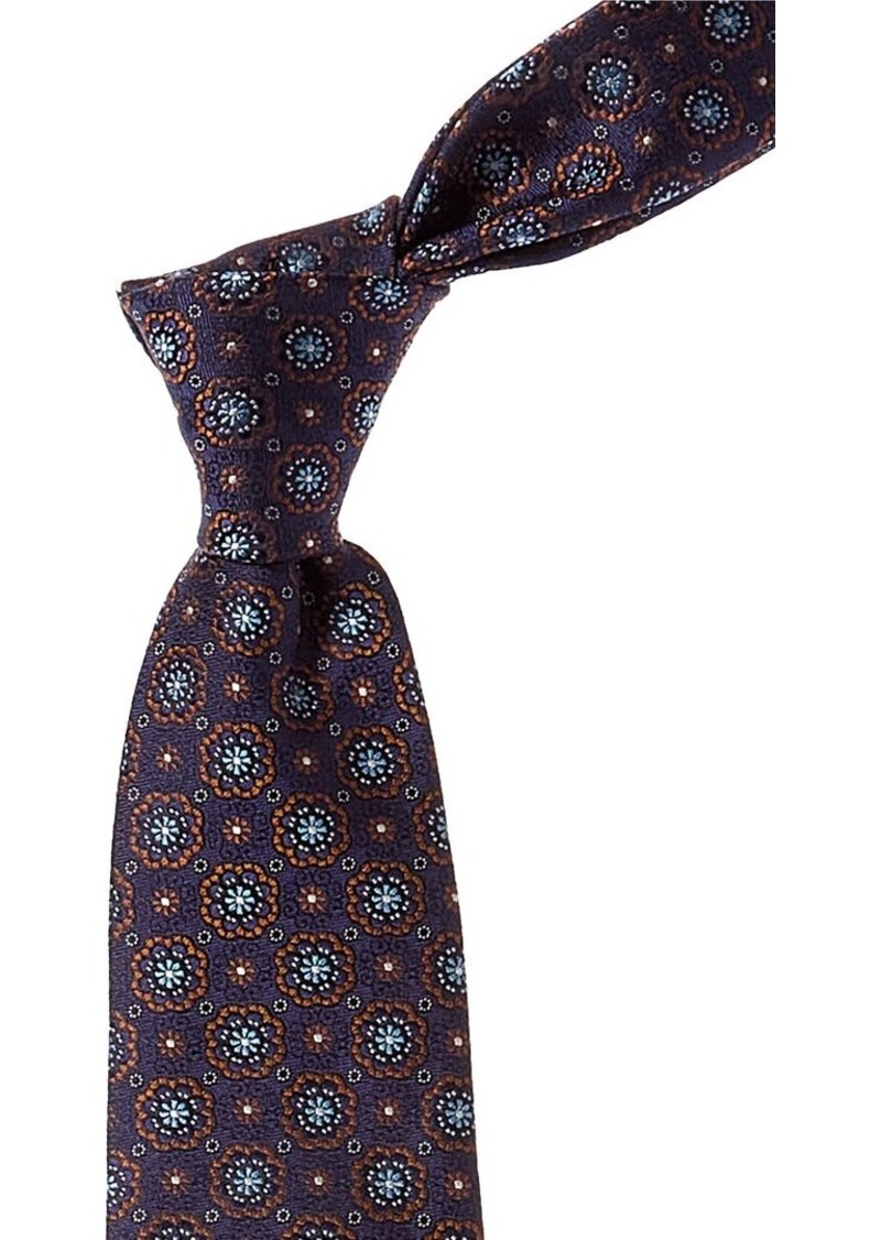 Canali Blue Silk Tie