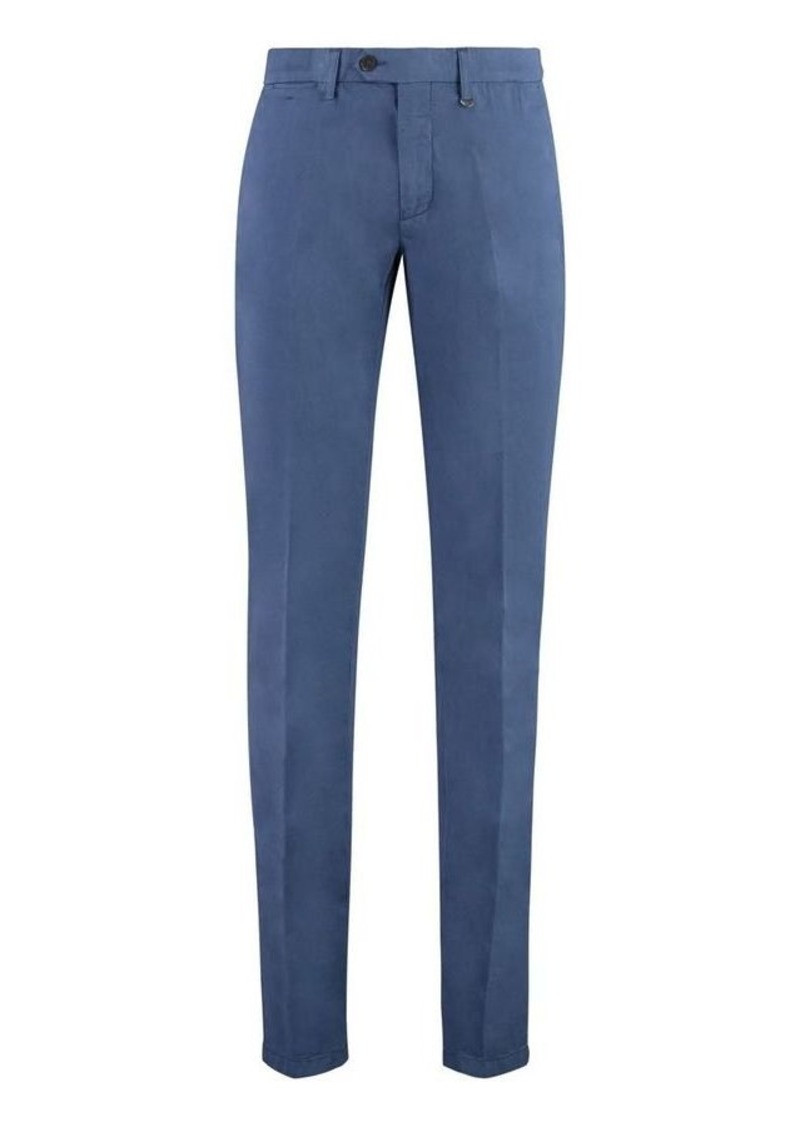 CANALI COTTON BLEND TROUSERS