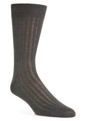 Canali Cotton Rib Dress Socks