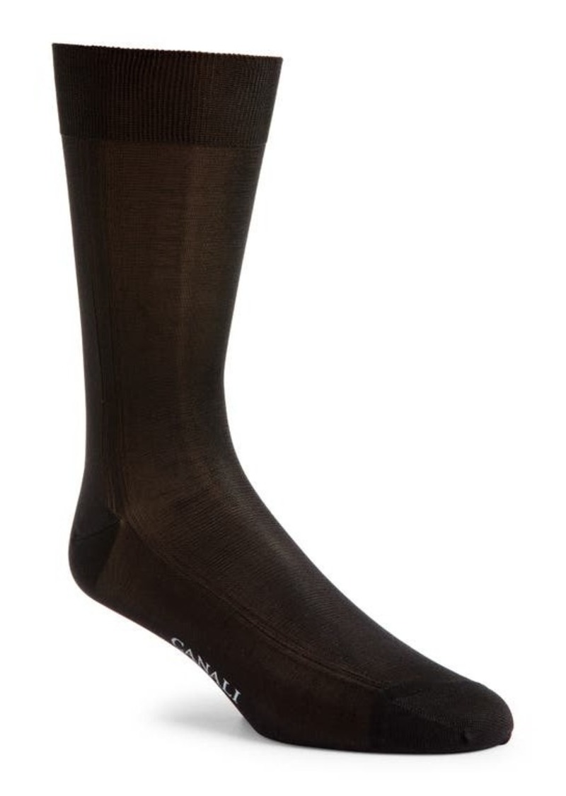 Canali Formal Silk Dress Socks