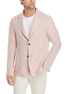 Canali Garment Dyed Linen Unstructured Sport Coat