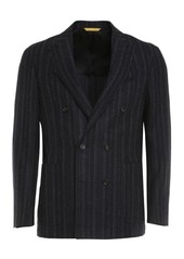 CANALI KEI JACQUARD KNIT JACKET