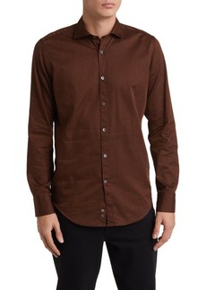 Canali Long Sleeve Button-Up Shirt