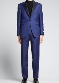 Canali Men's Peak Lapel Two-Piece Tuxedo Suit