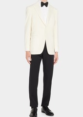 Canali Men's Solid Wool Dinner Jacket