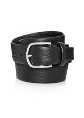 Canali Men's Tumbled Leather Belt