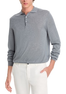 Canali Merino Wool Polo Sweater