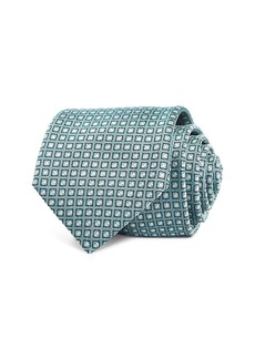 Canali Micro Square Neat Silk Classic Tie